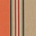 Sunbrella? Fabric Rocking Chair Cushion Set-Sunbrella Passage Poppy (0549C)