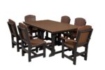 Heritage Table 44x72 w/ 6 Dining Chairs