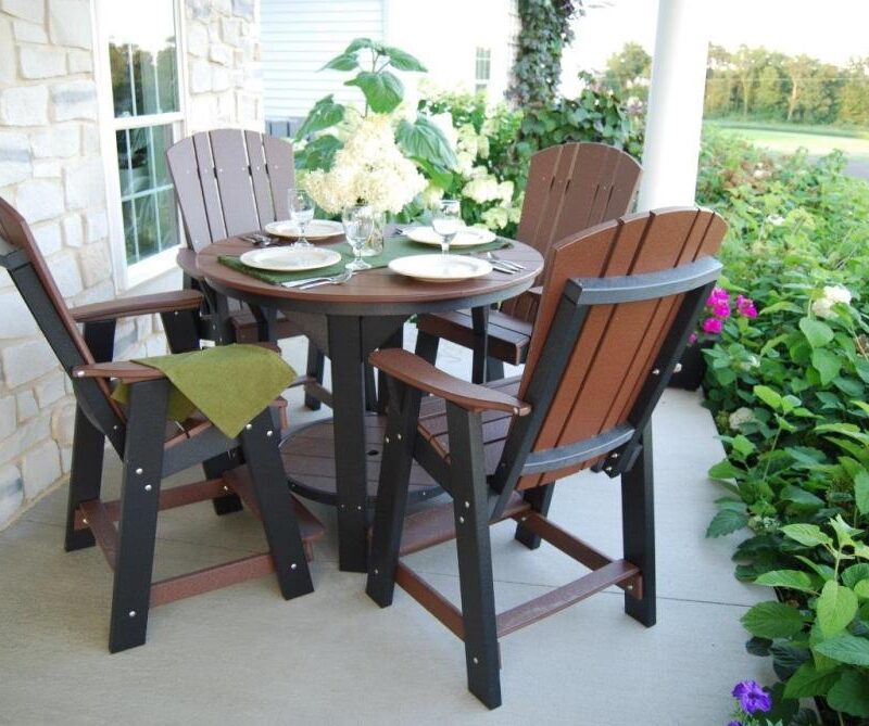 Heritage 5 Piece Patio Pub Set furniture product - high-quality furniture piece - premium home furnishing