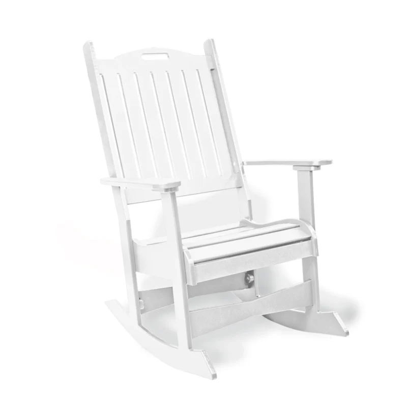 Polyboard Rocking Chair - Bright White