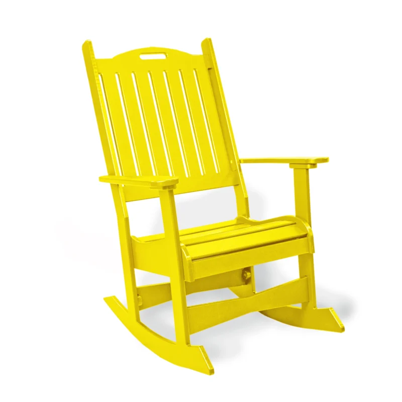 Polyboard Rocking Chair - Canary Yellow