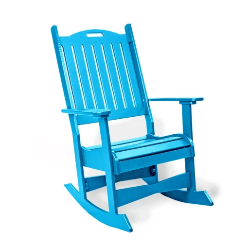 Polyboard Rocking Chair - Aqua Blue