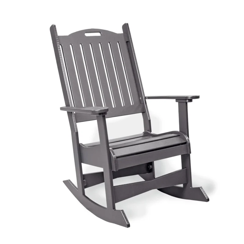 Polyboard Rocking Chair - Slate Grey