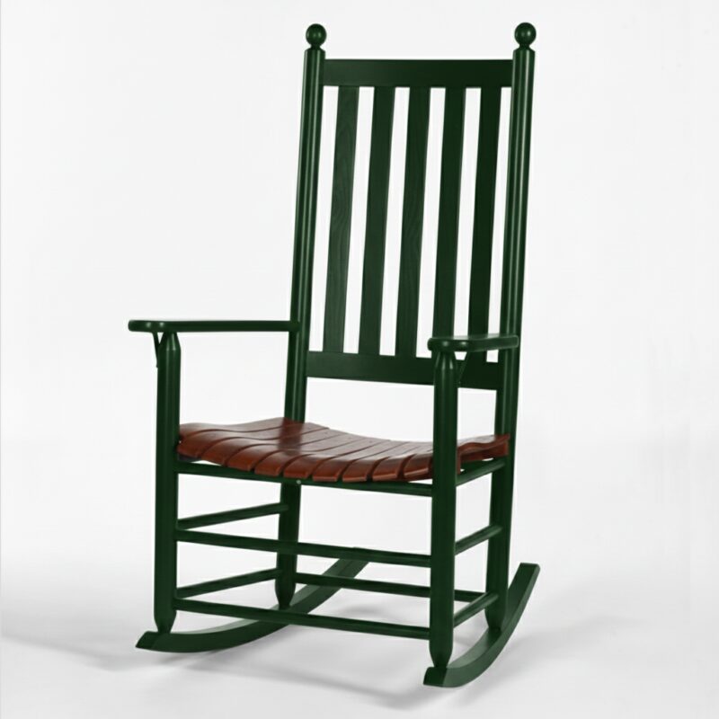 430-Classic-Rocker-Charleston-Green rocking chair with premium comfort design