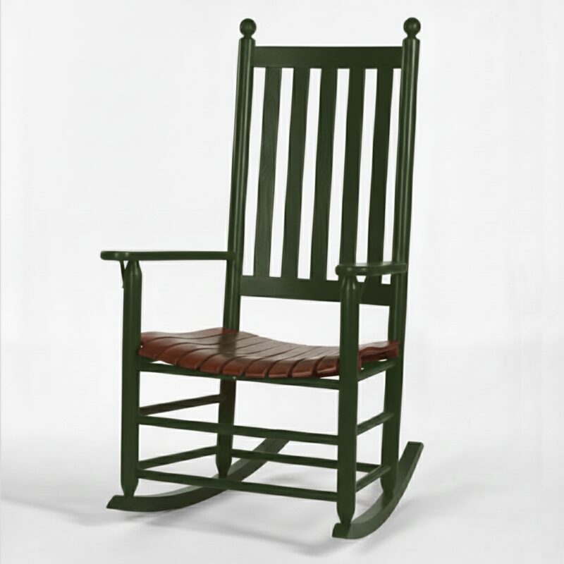 430-Classic-Rocker-Hunter-Green rocking chair with premium comfort design