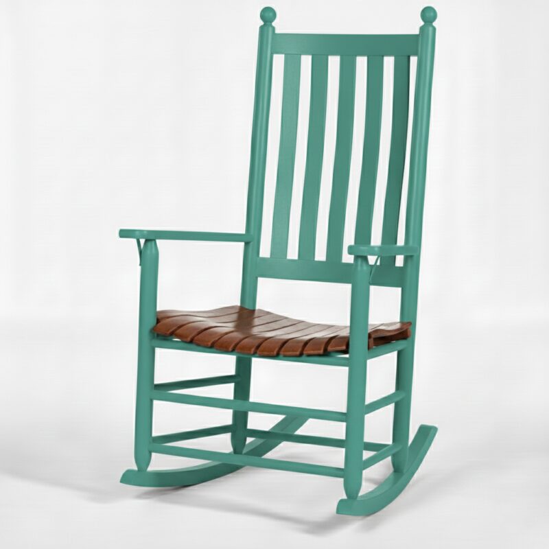 470-Classic-Lumbar-Rocker-Seafoam rocking chair with premium comfort design