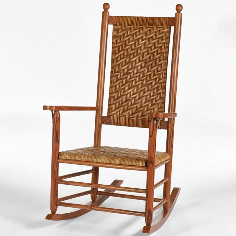 490-Rocker-cherry rocking chair for comfortable outdoor relaxation