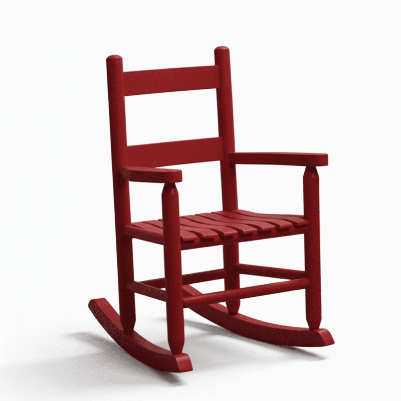 50-KidsRocker-geranium rocking chair for comfortable outdoor relaxation