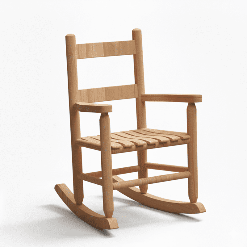 50-KidsRocker-natural rocking chair for comfortable outdoor relaxation
