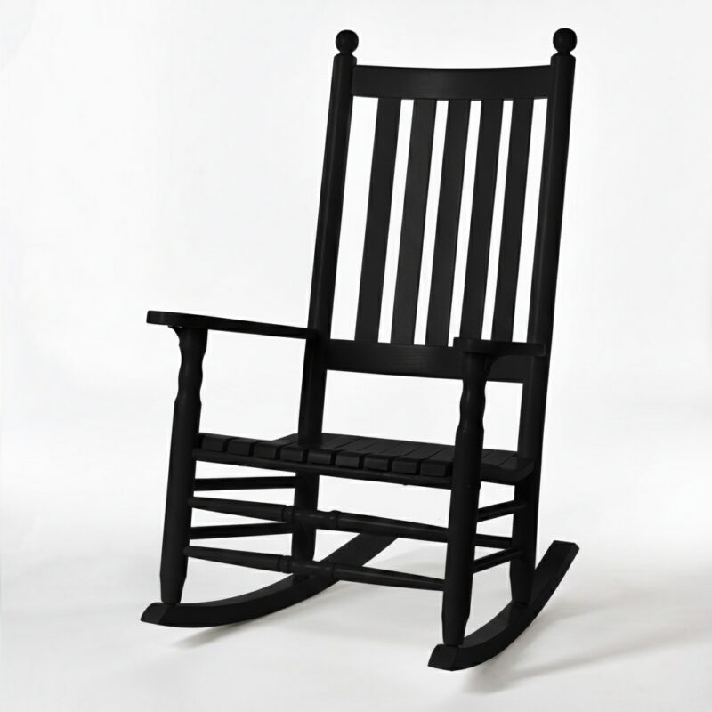 900-Carolina-Rocker-black rocking chair with premium comfort design