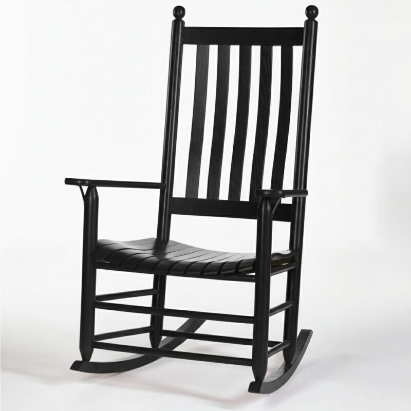 970-Plantation-Rocker-black rocking chair with premium comfort design