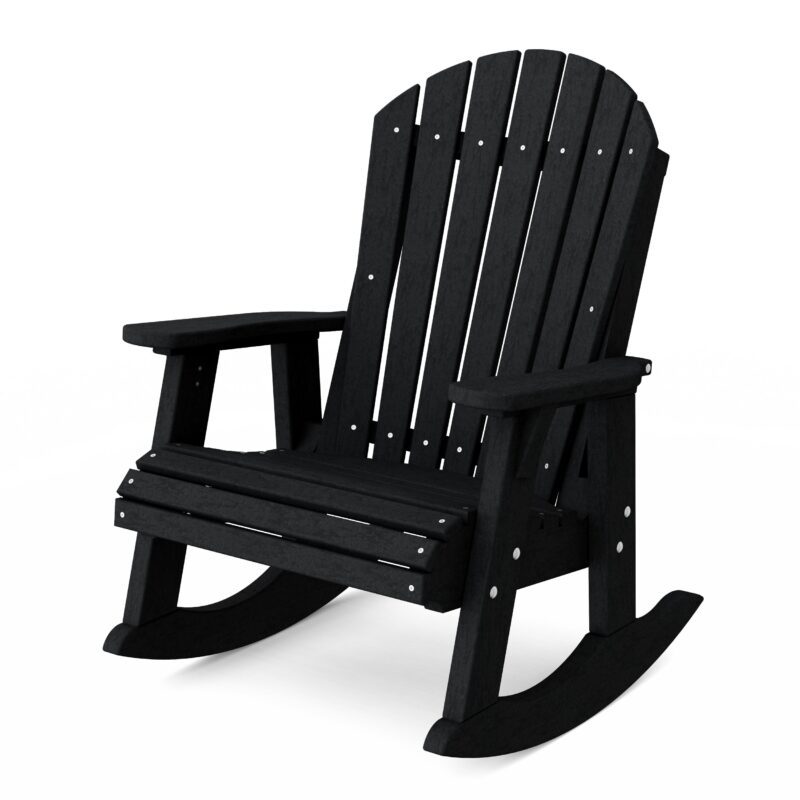 LCC-115-BLACK-C1 rocking chair with premium comfort design