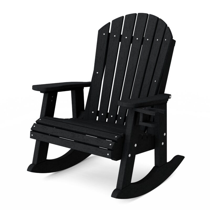 LCC-115-CUP-BK-C1 rocking chair for comfortable outdoor relaxation