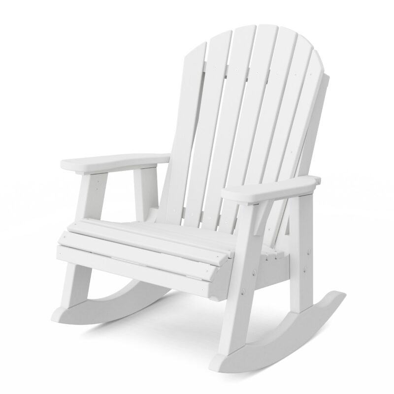 LCC-115-WHITE-C1 rocking chair for comfortable outdoor relaxation