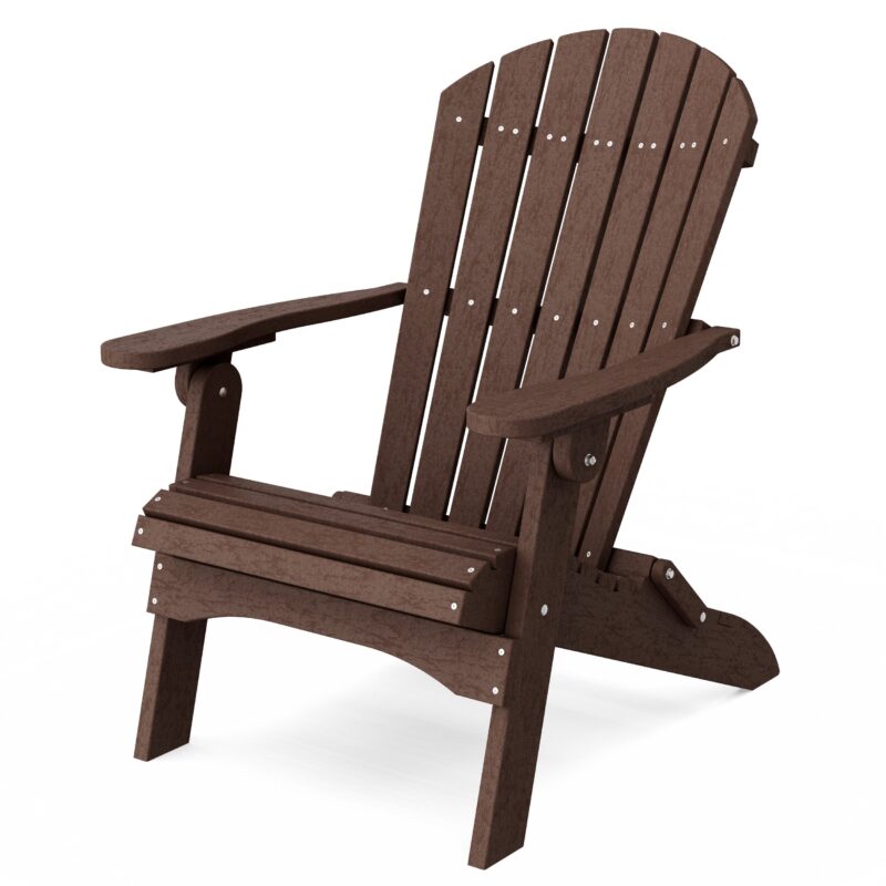 Heritage Folding Adirondack Chair - Tudor Brown