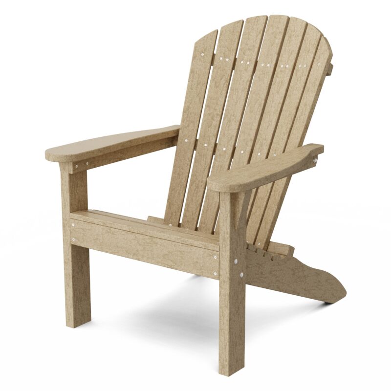 Heritage Sunset Adirondack Chair - Weathered Wood