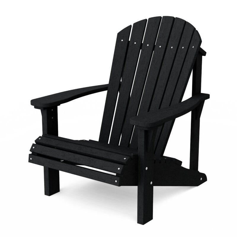 Heritage Sunrise Adirondack Chair - Black