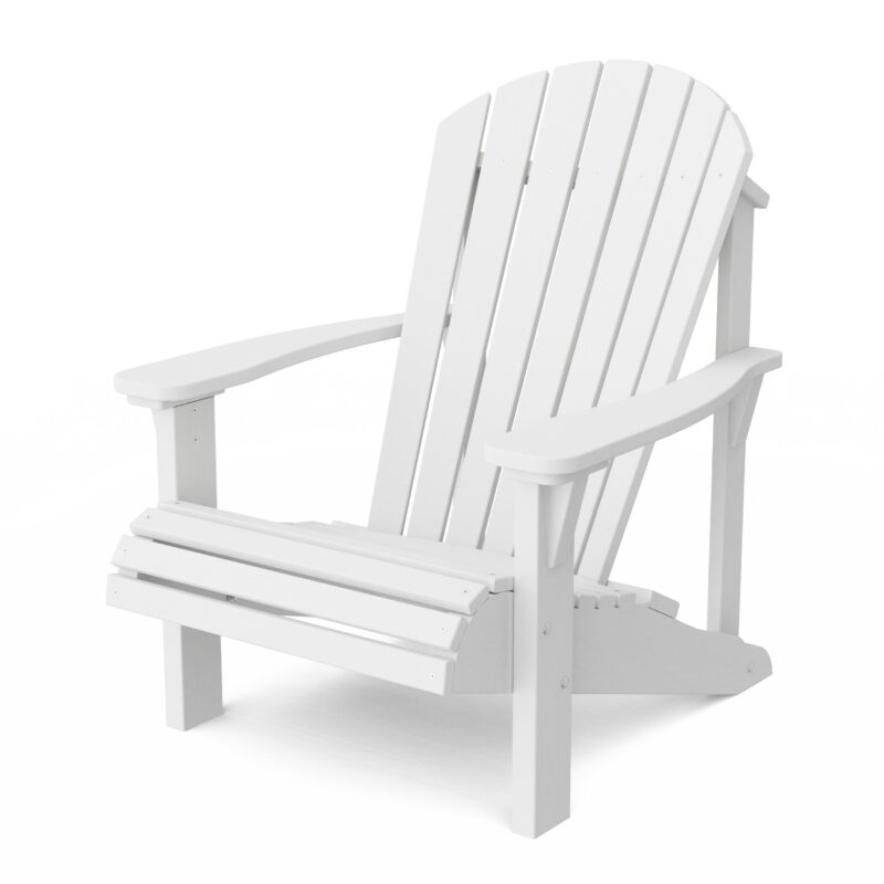 Heritage Sunrise Adirondack Chair - White