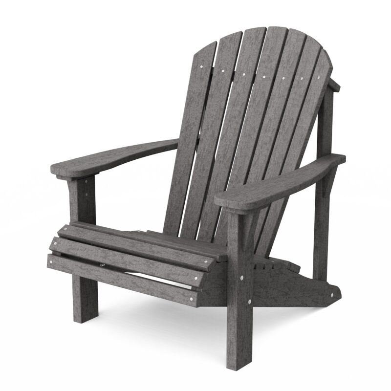 Heritage Sunrise Adirondack Chair - Dark Gray