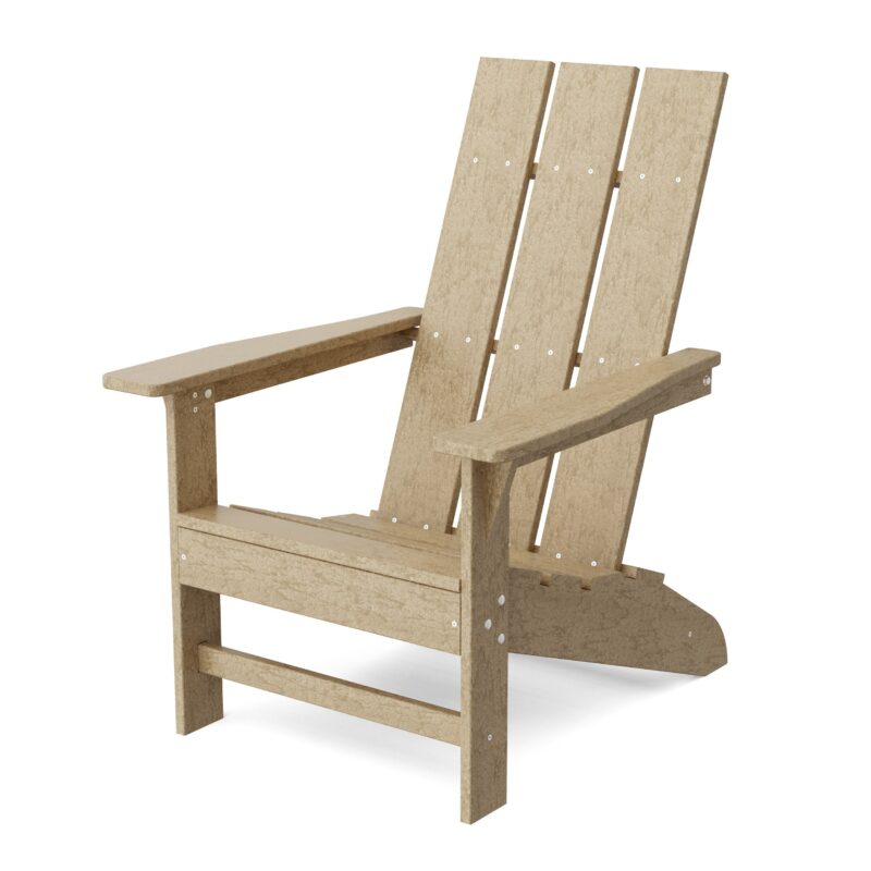 Freedom Modern Adirondack Chair - Weathered Wood