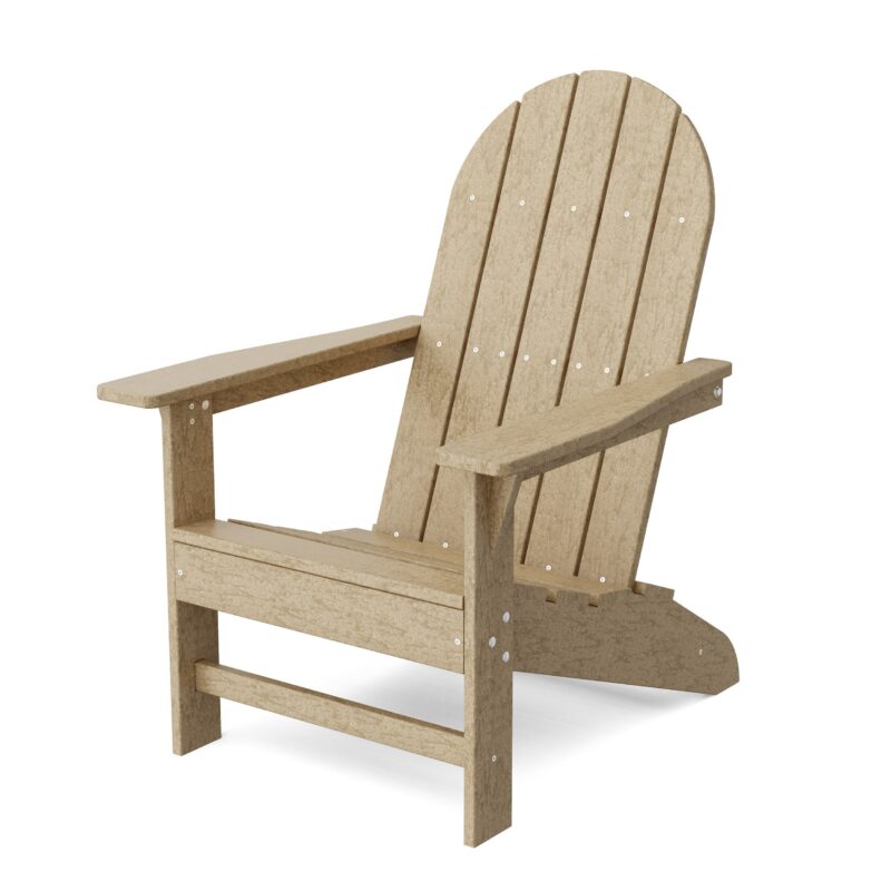Freedom Traditional Adirondack Chair - Weathered Wood