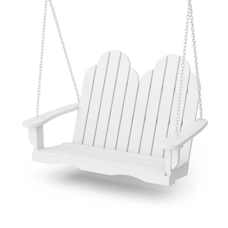 Classic Adirondack Swing - White