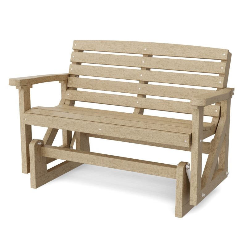 Classic Double Glider - Weathered Wood
