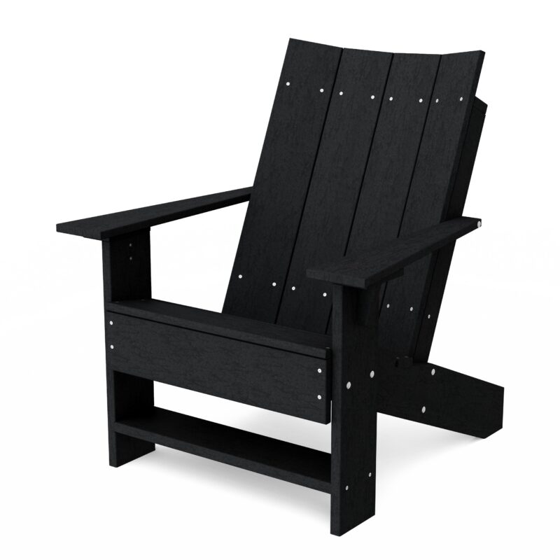 Contemporary Adirondack Chair - Black