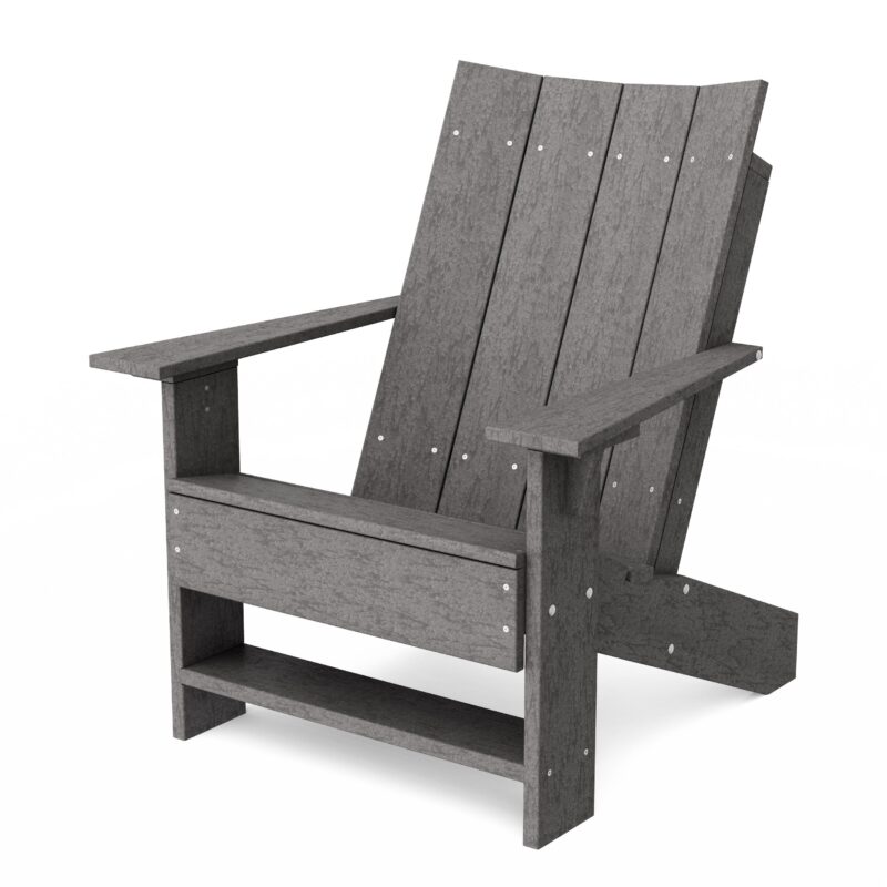 Contemporary Adirondack Chair - Dark Gray