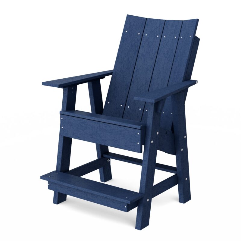 Contemporary High Adirondack Chair - Patriot Blue